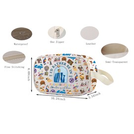 Flying House Make-up-Tasche, transparent, für Urlaub, Reise, Geschenk, Abenteuer, Haus, Ballon, Merch, Paradise Fall Cbag EU, Multifunktional: