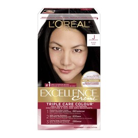 L’Oréal Paris Excellence Crème Permanent Hair Colour J Black, 1 EA
