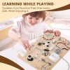Pithfor Tabla Montessori De Madera Para Actividades