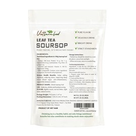 SOURSOP (GUANABANA) LEAF TEA 2.47 Oz (70g) VIETFARMFOOD:Natural pure dried herbs are used for making drink, cooking ingredient. Drinking tea is a healthy habit that makes meals delicious and relaxing