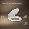 KOHLER 78059-RL-0 Rutledge Nightlight ReadyLatch Slow Close Toilet Seat, Round-Front,