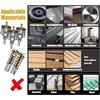 Metal Hole Saw Kit, 16pcs TCT 5/8"-2-1/4" Carbide Hole Saw
