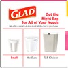 Glad Glad Odorshield Small Drawstring Trash Bags, 4 Gal, Pink,