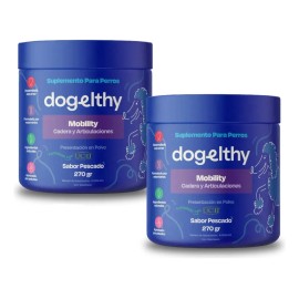 Dogelthy Pack De 2 Mobility Glucosamina Para Perros 270 Gr