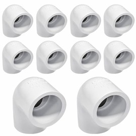 DSY 1/2" Elbow 90 Degree 2 Way Right Angle PVC Pipe Fitting (20 PACK)