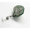 Generic Anatomical Brain Badge Reel - Typographical ID Holder for