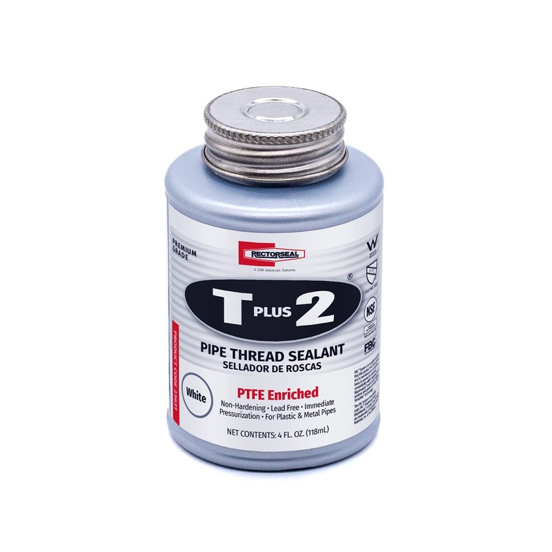 RectorSeal T Plus 2 23631 Pipe Thread Sealant, Non-Hardening, PTFE