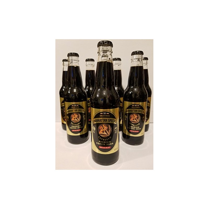 8 Bottles of Manhattan Special Expresso Coffee Sodas - (12oz.