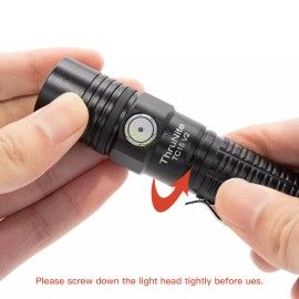 ThruNite TC15 V2 2531 Lumens USB Rechargeable Flashlights black - CW