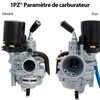 1PZ Carburettor F6C-C19 19 mm 2-Stroke Replacement for Yamaha Jog50