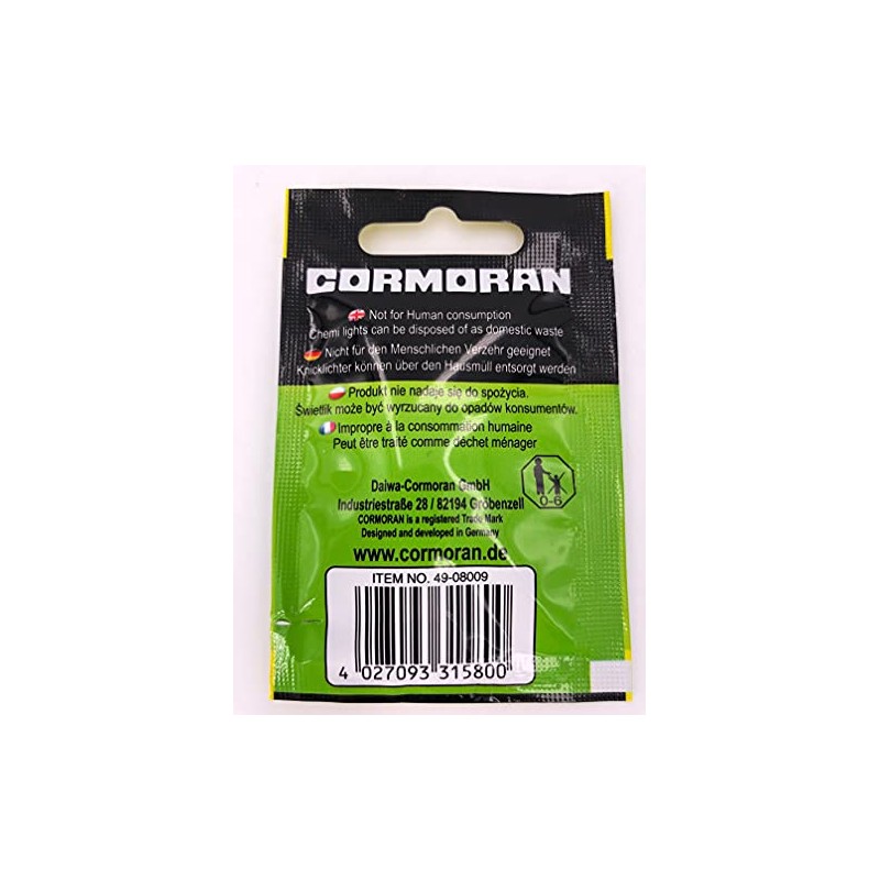 Cormoran Mini Glow Stick – Yellow, 2 Pieces Per Pack)