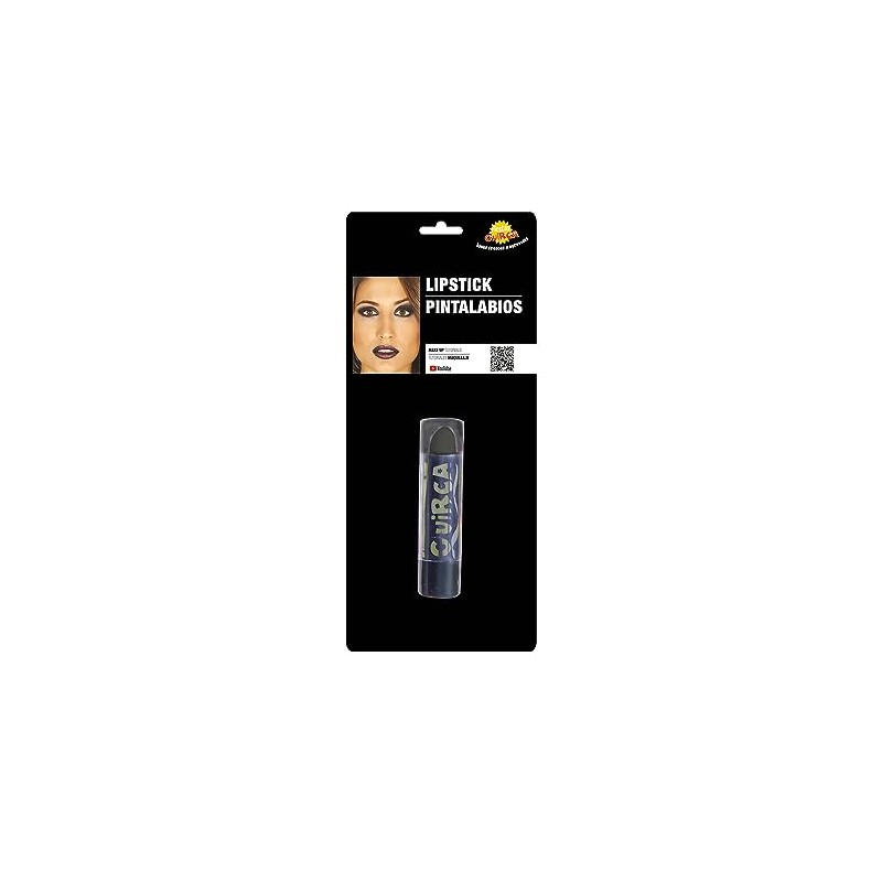 FIESTAS GUIRCA GUI15461 - Blister Pack: schwarzer Lippenstift