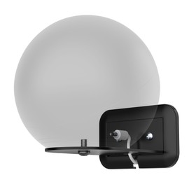 Cozycase Wall Mount for E 4th Gen & Home Mini - Mount Stand with Metal Cable Management (Black)