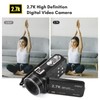 Andoer 2.7K Digital Video Camera Camcorder Recorder DV 48MP 16X
