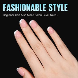 TOMICCA Soft Gel Nail Tips - Extra Short Oval Nail Tips, Double Sided Matte Acrylic Nail Extension Tips, 240Pcs 15 Sizes Press On Nail Tips for Home DIY Nail Art Women Girls