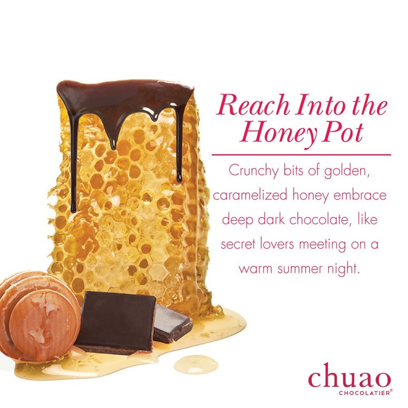 Chuao Chocolatier Honeycomb Dark Chocolate Mini Bars | Gourmet Honey