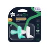 Tommee Tippee Ultra-Light Silicone Pacifier, 0-6 Months, Symmetrical One-Piece Design,