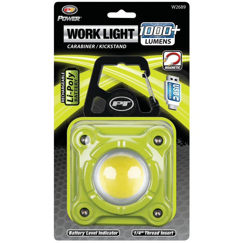 Performance Tool W2689 1000LM Li-Ion Utility Work Light
