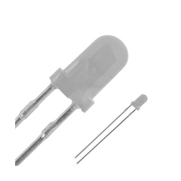 Lighthouse LEDs 100 x LED 3mm Cool White Diffused Ultra