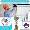Saillong SAE Flare Connections, Hydraulic Flare Fitting for Refrigeration Leaks,