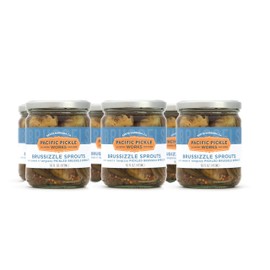 Brussizzle Sprouts (6-pack) - Semi-sweet pickled Brussels sprouts wedges 16oz