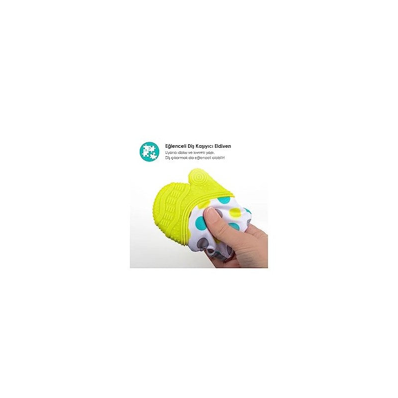 bblüv - Glüv- Baby Teething Mitten (Aqua)
