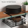 Home Zone Living 2-Pack Under Shelf Pull-Out Drawer Kitchen Cabinet