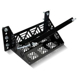 XIKOBY Universal Battery Mounting Tray, Battery Holder Bracket Compatible with RV Trailer Car Boat Truck, Heavy Duty Battery Box Mount Hold Down Bracket Relocation Kit for Group 24 Battery Box