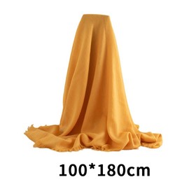 Pmnzdy Women's Pure Colour Cotton Linen Scarf 100 x 180 cm Stole Sun Protection Beach Neckerchief Long Thin Silk Scarves Elegant Evening Dress Wedding Scarves Wild Fashion Simple Gift Blue 3#