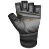Prime fingerless workout gym weight training bodybuilding foam padded leather