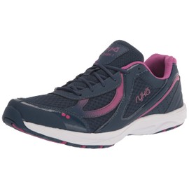 Ryka Womens Dash 3 Walking Shoe, Navy/Pink, 10.5 Wide US