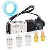 AIRIX 4V110-06 Pneumatic Solenoid Valve AC110V, 2 Position 5 Way,