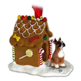 Conversation Concepts Boxer Gingerbread House Ornament
