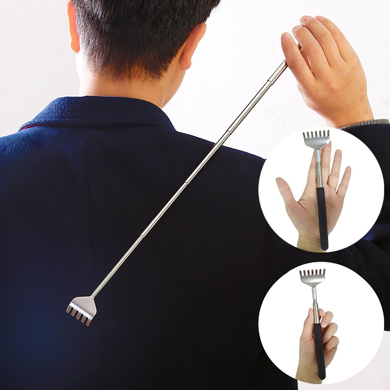 Oruiiju Telescopic Back Scratcher (Pack of 3) - Combination of