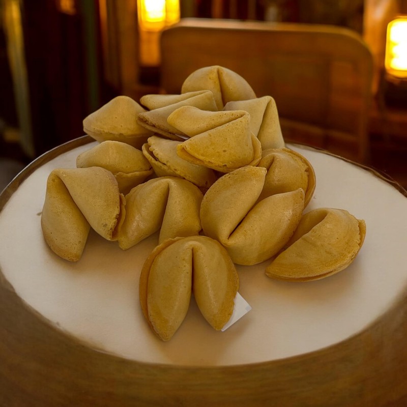 50 Fortune Cookies - Individually Wrapped with Fun, Traditional Fortunes,