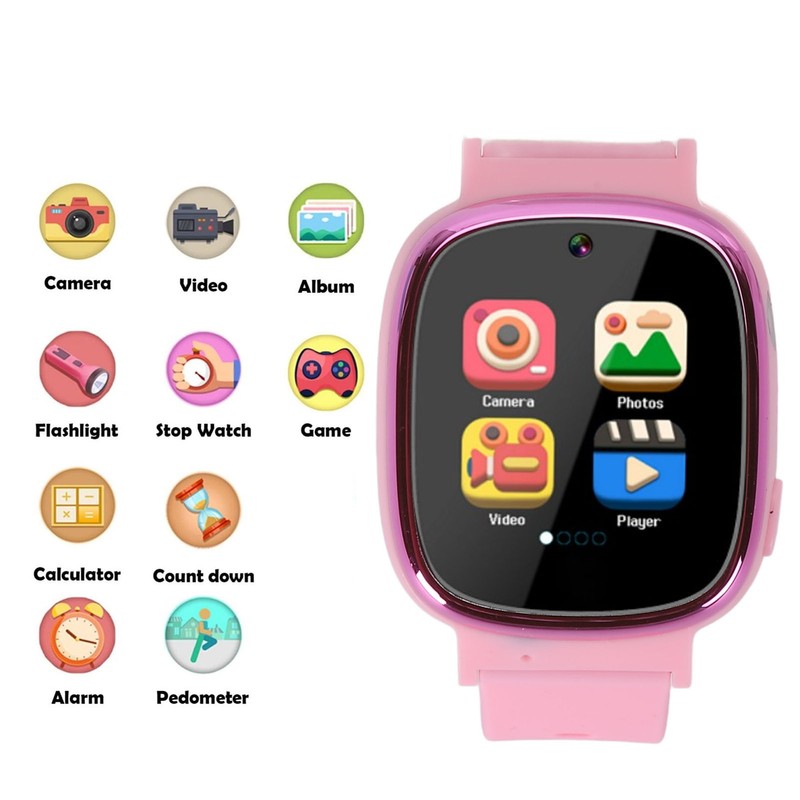 Kids Smart Watch 24 Games Camera Music Alarm Flashlight Video