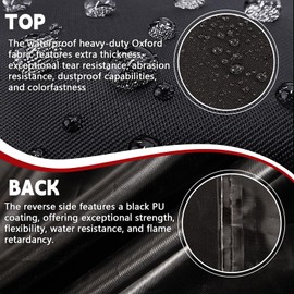 Miter Saw Cover,Guard Dust Waterproof Parts Accessories Oxford Cloth for Heavy Bandsaw Benchtop,Fit for Most Miter Saws,Planers,Machine Tools outdoor,Prevent Table Hood Rust(28Lx24Wx28H Inch,Black)