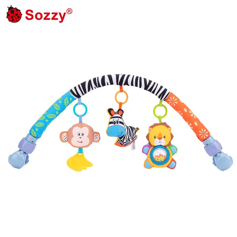Sozzy : Newborn pram Baby Toy Hanging Arch Zebra Baby