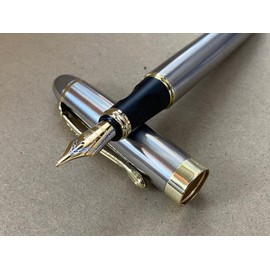 Rhapsody Ink Pens Jinhao x450 0.5mm Medium Nib Stainless Steel Fountain Pen