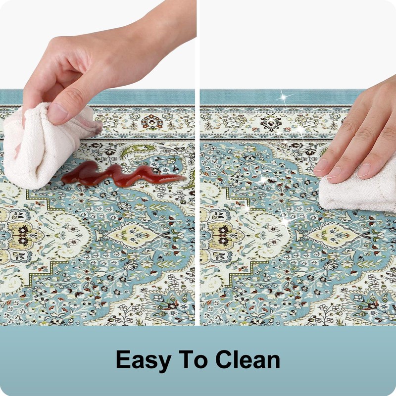 Collive Boho Anti Fatigue Kitchen Mats Sets 2 Piece Non
