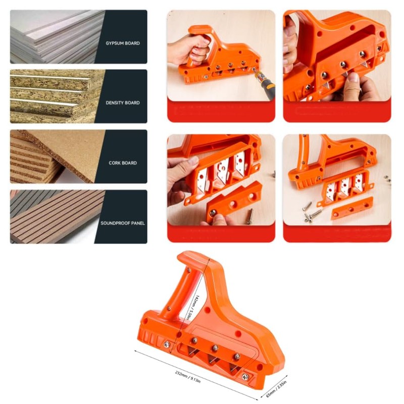 Y-Nut Edge Planer for plasterboard, plasterboard, Quick Cutter, plasterboard Hand