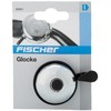 FISCHER Bicycle Bell with Screws and Fixings - Black