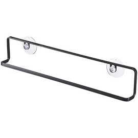 Yamazaki Tower Towel Rail Steel Black One Size