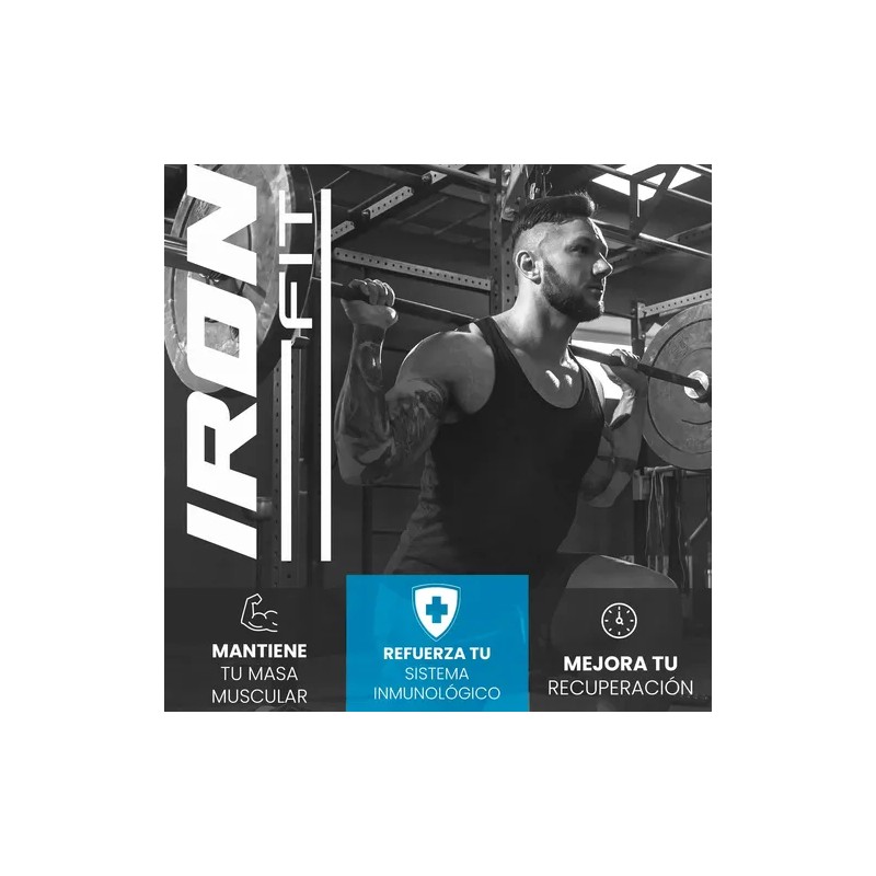 Aminoácidos Bcaas Glutamina Iron Fit 1kg Cu 2 Piezas