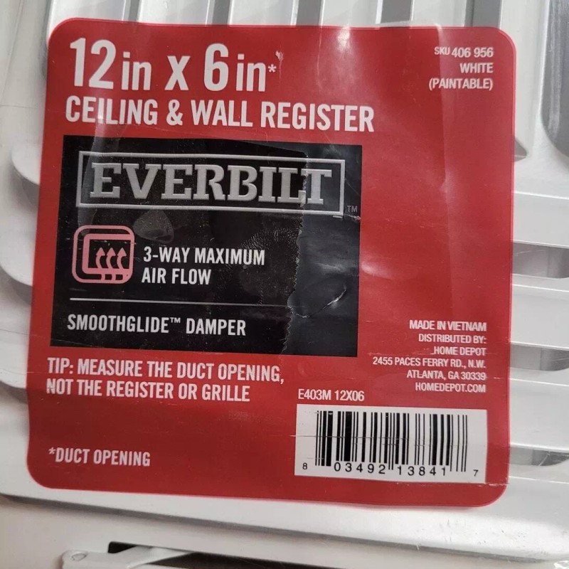 Everbilt 12 in. X 6 in. 3-Way Fixed Curved Blade