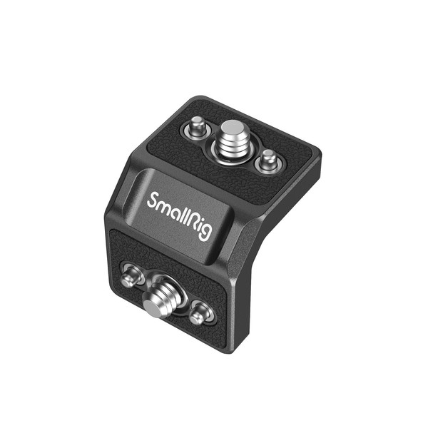 SMALLRIG x LensVid MD4360 Mini L-Shaped Mount Plate Kit, 90° Angle with 3/8-16 Positioning Hole for ARRI, Maximum Load 1.2 kg for Tripod Photography, Shoulder Shooting, Hand Shooting
