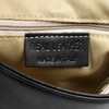 Cluty Women's Shoulder Bag Black Genuine Leather 019283, black