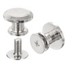 sourcing map Flat Studs Rivet 20 Sets 10.5x6.5mm Purse Feet