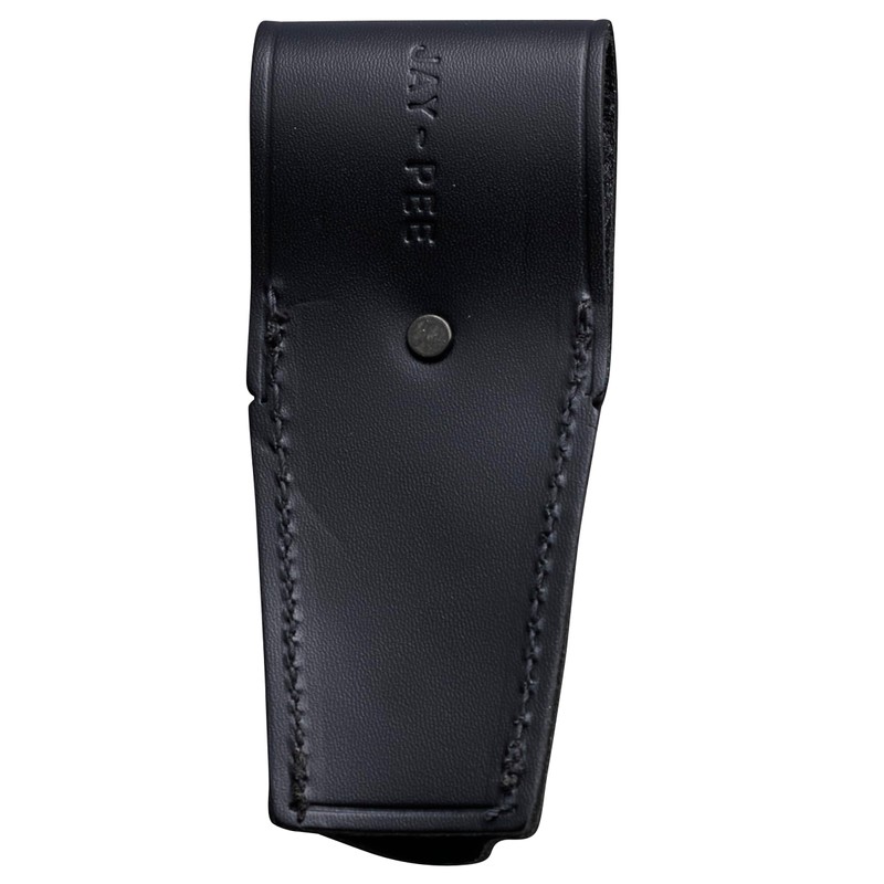 JAY-PEE Black Leather Ticket Punch Holder, Standard Size Pouch for