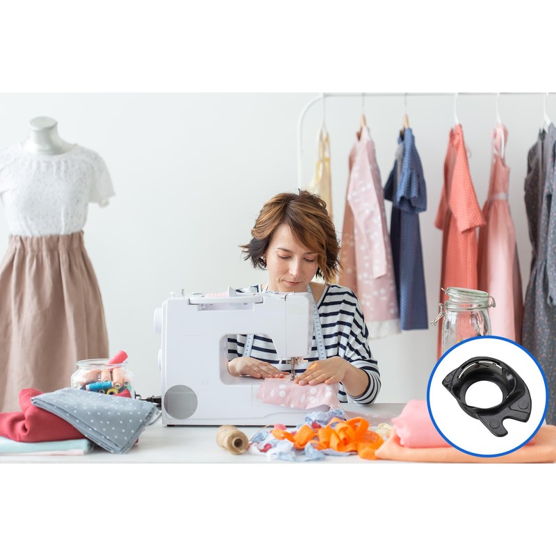 TISEKER Rotating Hook Bobbin Case Holder for Singer Drop in